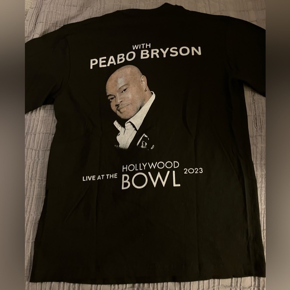 Gladys Knight & Peabo Bryson LIVE at the Hollywood Bowl 2023 Tshirt Mens M NEW - Picture 2 of 4